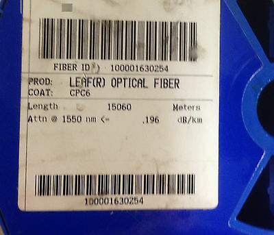 Corning Leaf (R) Optical Bare Fiber 20,000 meters / 20km