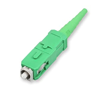 Spliced SMF-28 SC/APC Connector
