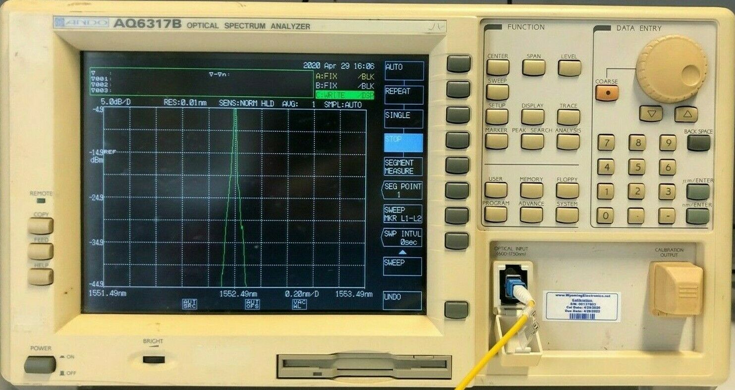 Service & Repair of Ando AQ6317 Optical Spectrum Analyzer OSA