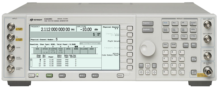 Agilent / Keysight E4438C ESG Vector Signal Generator, 250 kHz to 6 GHz