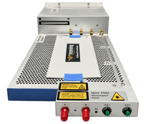 HP / Agilent 81645A Filler Module with mainframe 8164B. Agilent 81645A