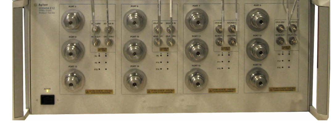 Agilent Keysight U3042AM12 26.5 GHz 12-Port Mechanical Test Set