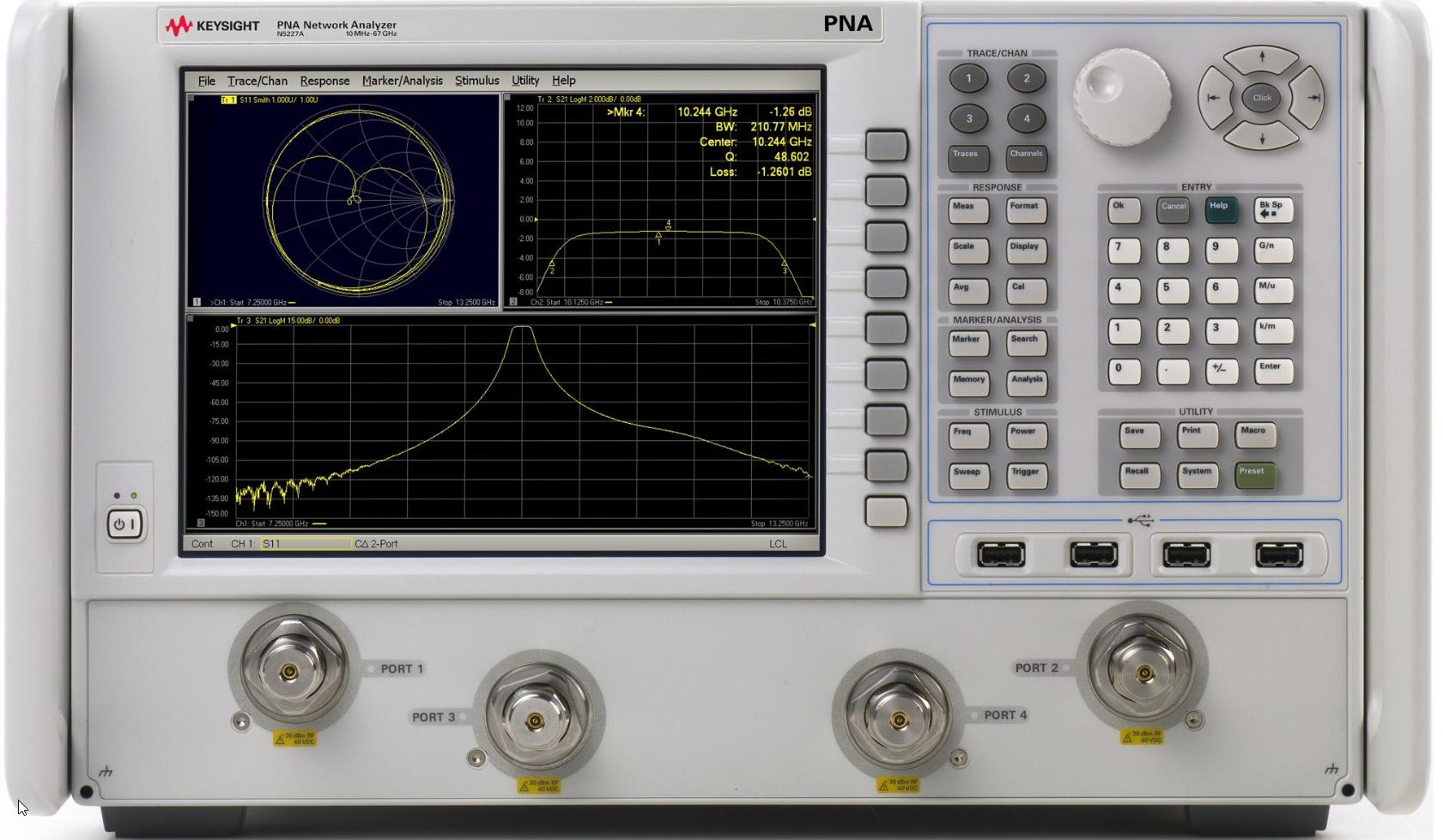 Agilent / Keysight N5227A 67 GHz PNA Microwave Network Analyzer