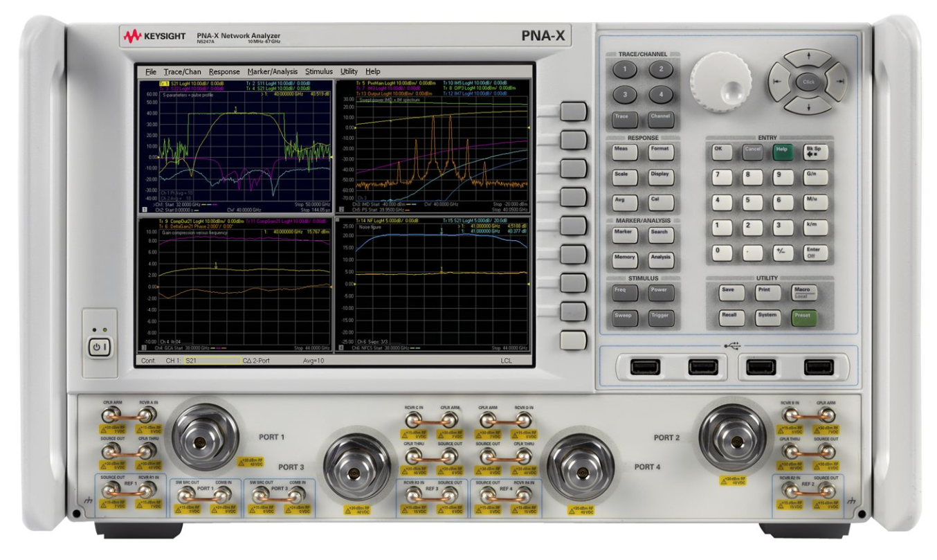 Agilent / Keysight N5247A PNA-X Microwave Network Analyzer 10 MHz to 67 GHz