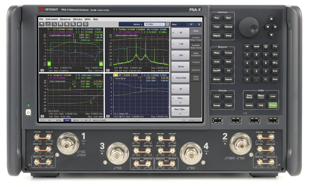 Agilent / Keysight N5249B PNA-X Microwave Network Analyzer 10 MHz to 8.5 GHz