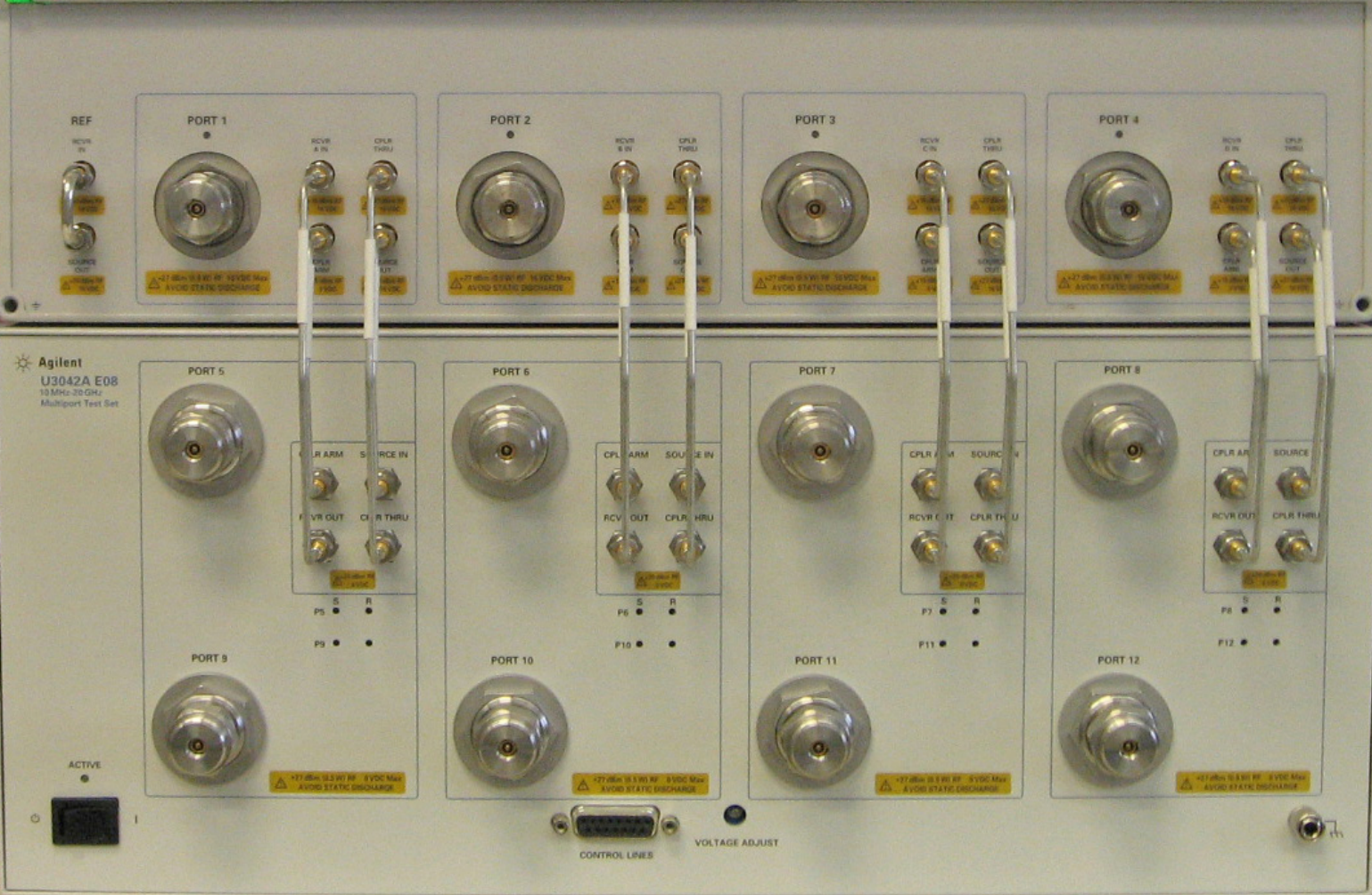 Agilent / Keysight U3042AE08 26.5 GHz, 8-Port Solid-State Test Set