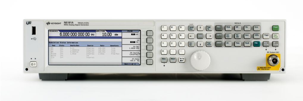 Agilent / Keysight N5181A MXG RF Analog Signal Generator, 100 kHz to 6 GHz