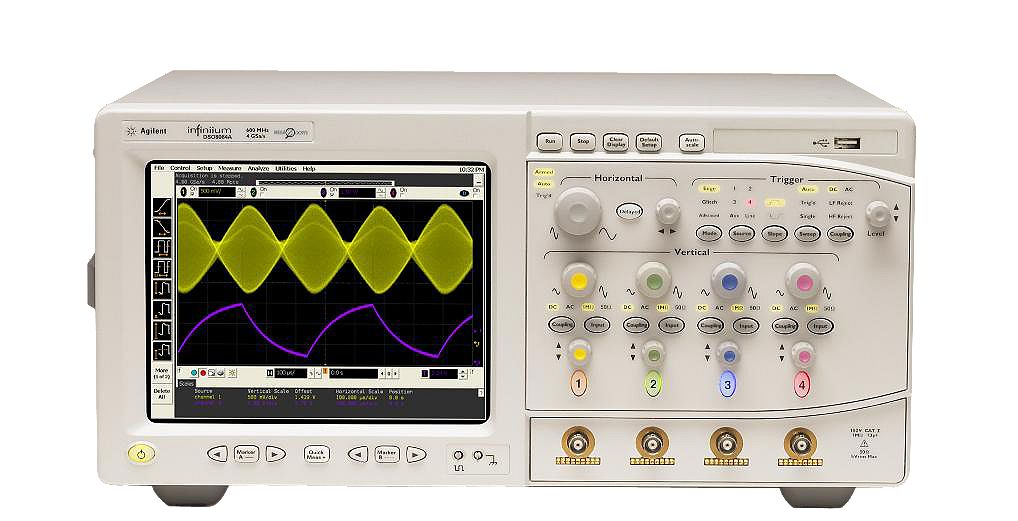 Agilent / Keysight DSO8104A Infiniium Oscilloscope: 1 GHz, 4 channels