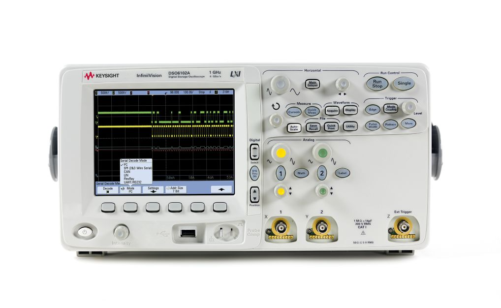 Agilent / Keysight DSO6102A Oscilloscope: 1 GHz, 2 Analog Channels
