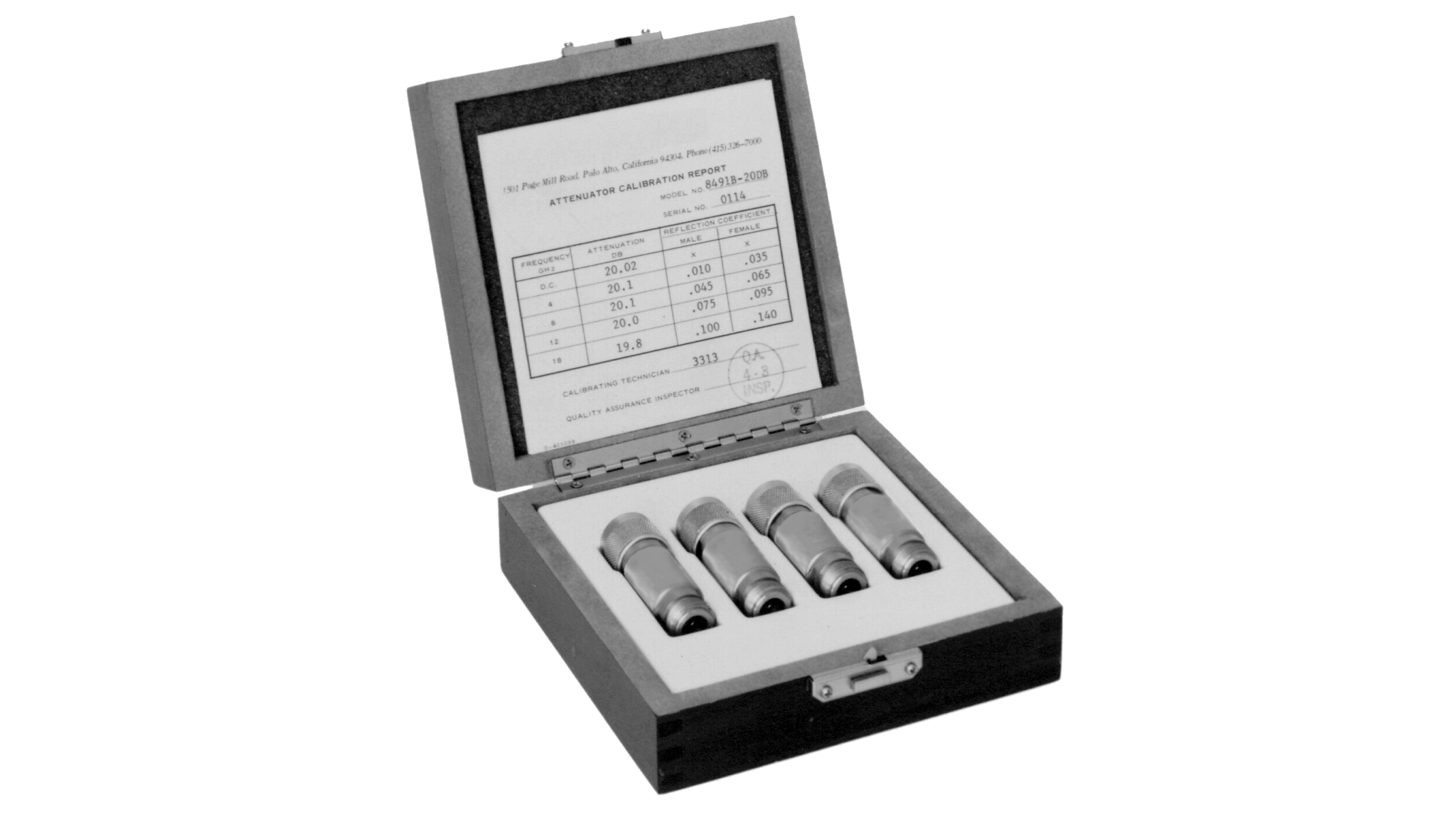HP / Agilent 11582A Coaxial Attenuators Set