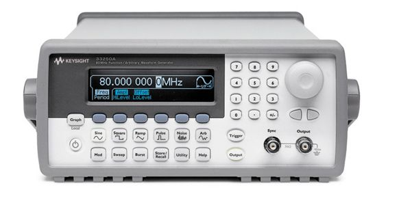 HP / Agilent 33250A Function / Arbitrary Waveform Generator, 80 MHz