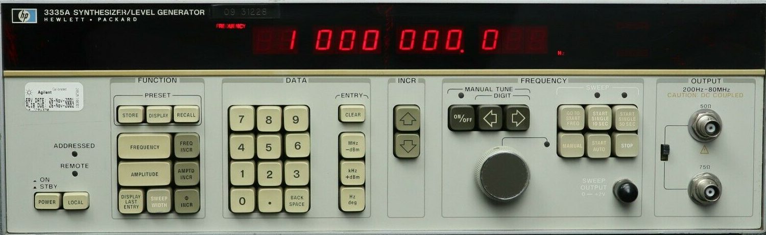 HP / Agilent 3335A Synthesizer/Level Generator