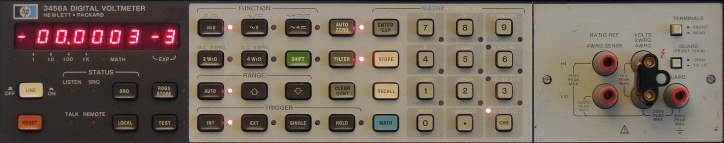 HP / Agilent 3456A 6 1/2 Digit Digital Multimeter