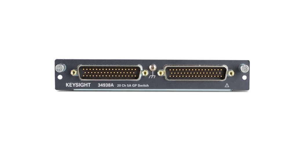 Agilent / Keysight 34938A 20-Channel 5A Form A Switch for 34980A