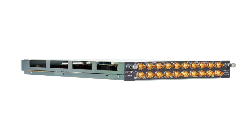 Agilent / Keysight 34942A Quad 1×4 75 Ohm 1.5 GHz Multiplexer Module for 34980A