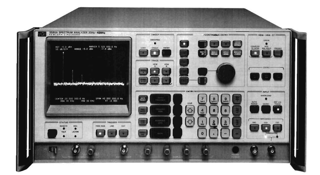 HP / Agilent 3585A Spectrum Analyzer, High Perf 20Hz-40MHz