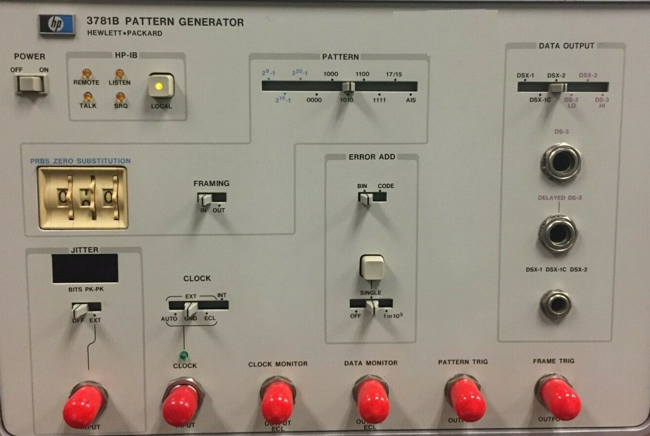 HP / Agilent 3781B PATTERN GENERATOR