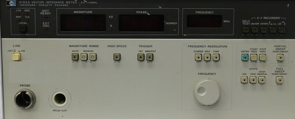 HP / Agilent 4193A IMPEDANCE METER