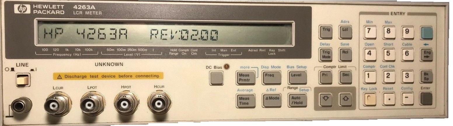 HP / Agilent 4263A LCR Meter - Wyoming Electronics Inc