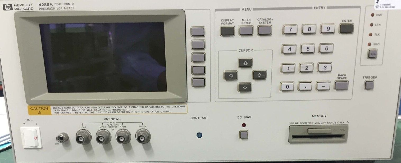 HP / Agilent 4285A Precision LCR Meter, 75 kHz to 30 MHz