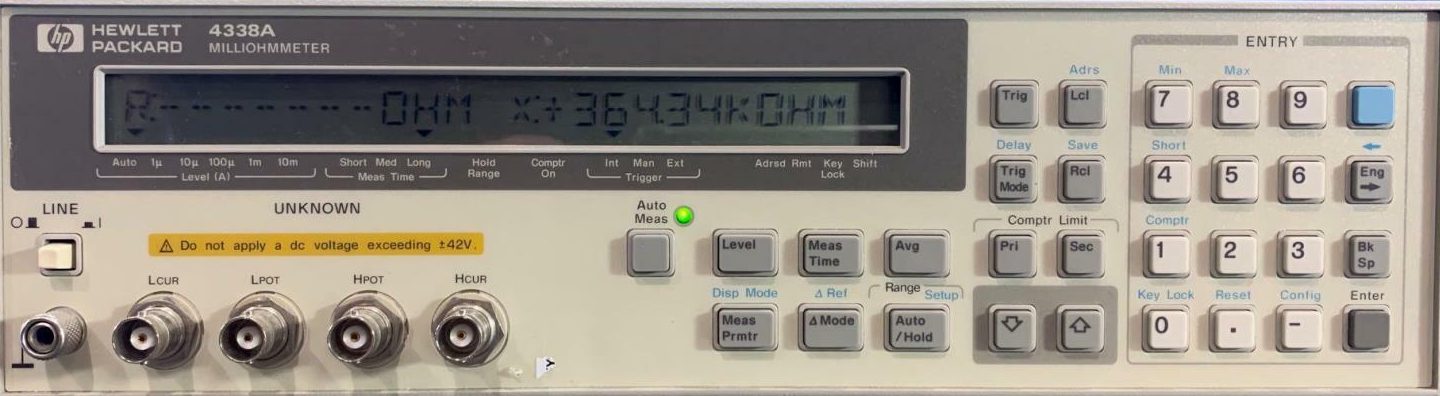 HP / Agilent 4338A Milliohmmeter