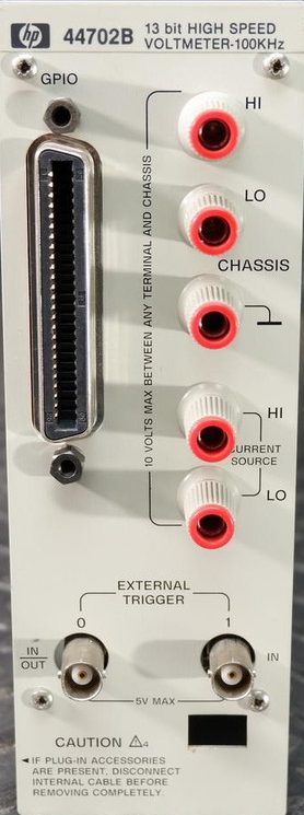 HP / Agilent 44702B 13 BIT HIGH-SPEED VOLTMETER 64K BUFFER