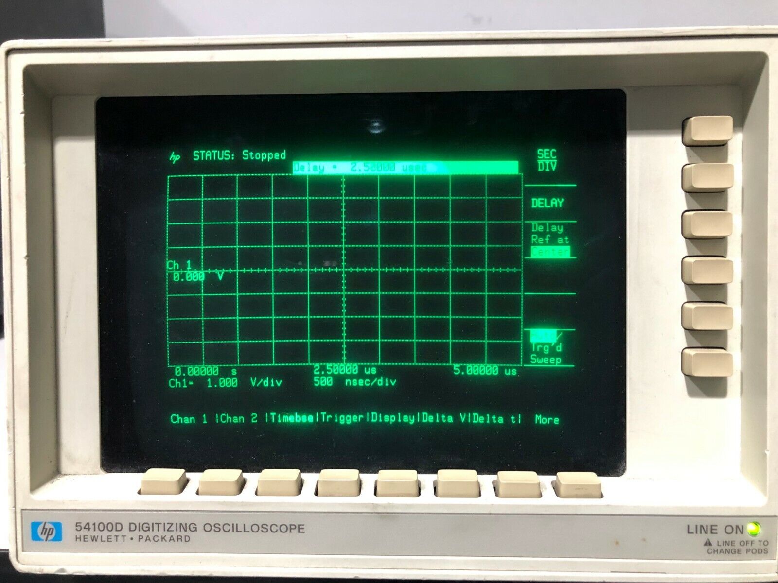 HP / Agilent 54100D 1 GHz DIGITIZING SCOPE ENHANCED TRIGGER
