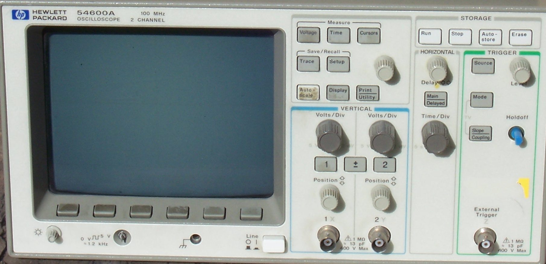 HP / Agilent 54600A 2 CHANNEL, 100MHz OSCILLOSCOPE - Wyoming Electronics Inc