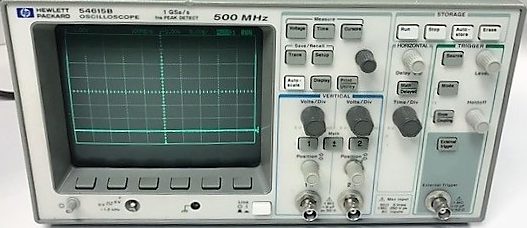 HP / Agilent 54615B 2 Channel Oscilloscope, 1 GSa/s 500 MHz
