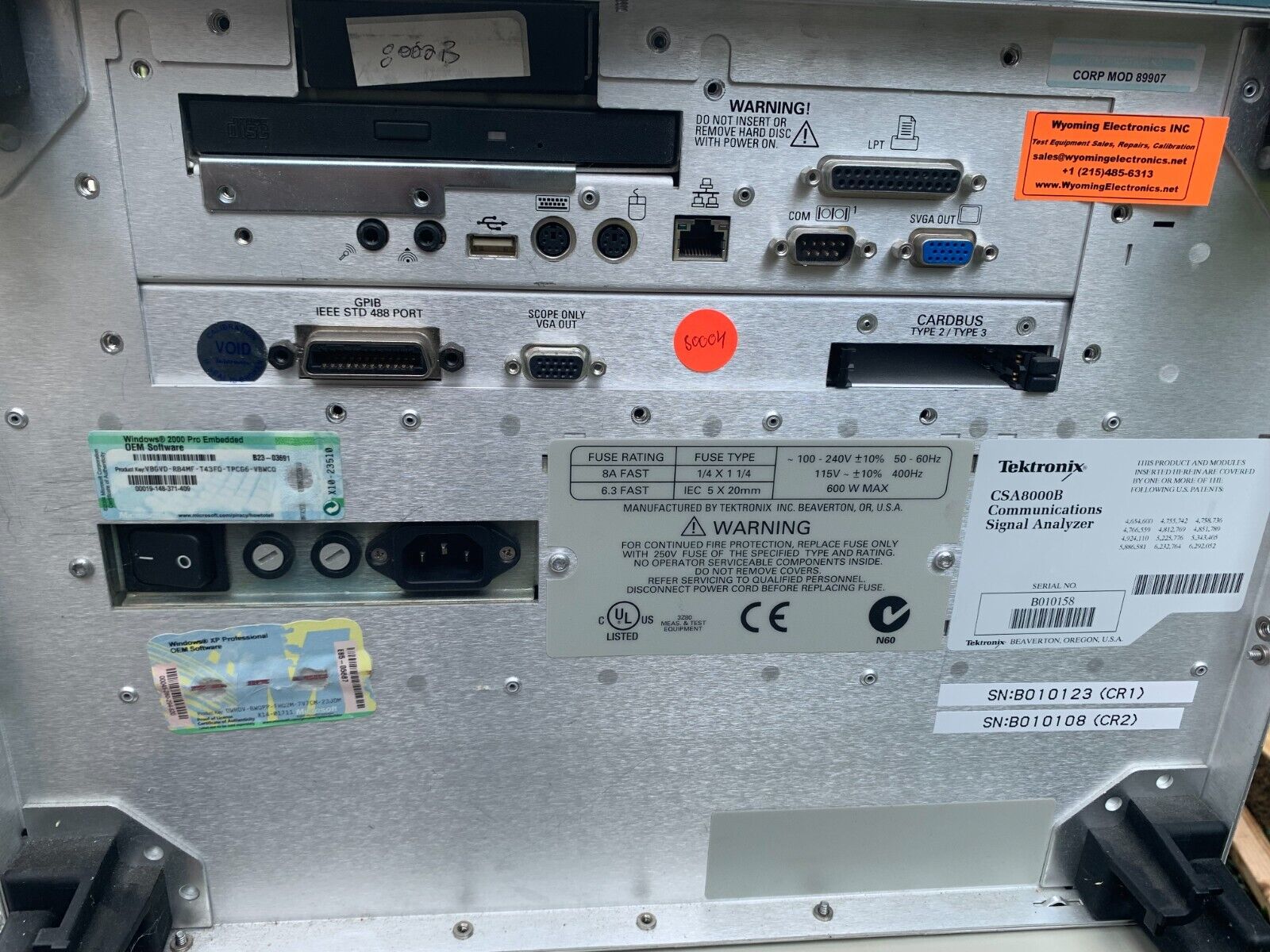 Tektronix CSA8000 Communications Signal Analyzer #80004