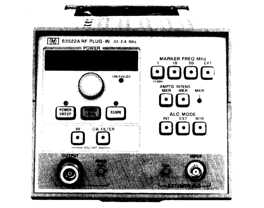 HP / Agilent 83522A RF plug-in for 8350A/B, 0.01-2.4 GHz