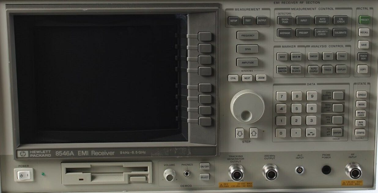Agilent / Keysight 85462A Receiver RF Section, 9 kHz to 6.5 GHz