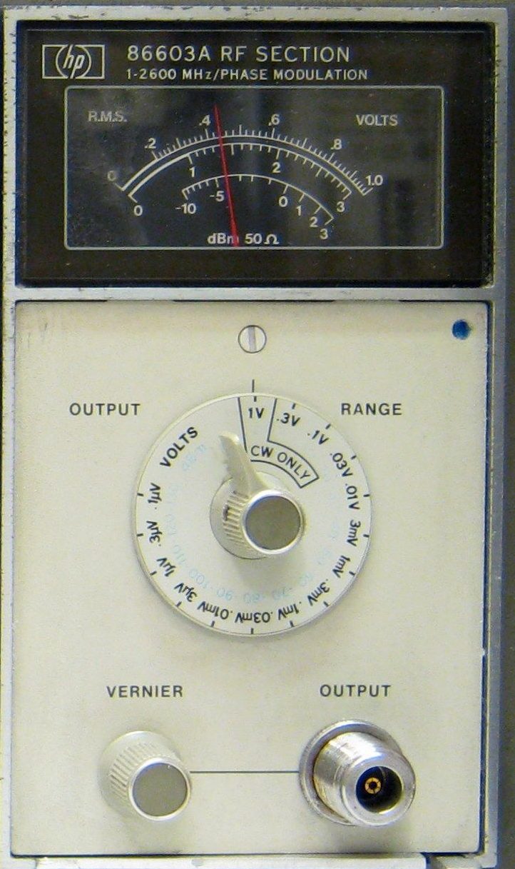 Agilent / Keysight 86602B RF plug-in; 1 to 1300 MHz for 8660A/C