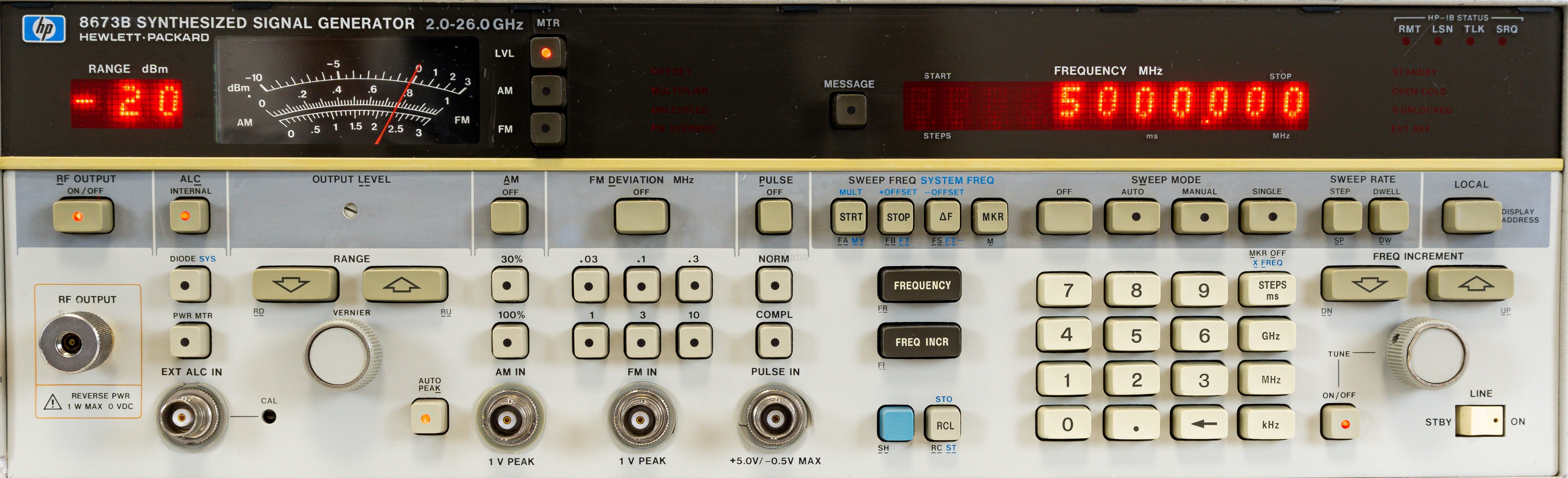 Agilent / Keysight 8671A Microwave Synthesizer Generator