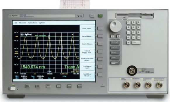 Agilent / Keysight 86146B Benchtop High Performance Optical Spectrum Analyzer