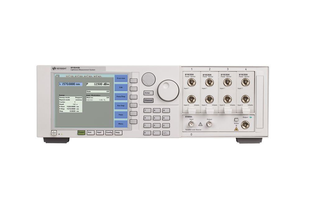 HP / Agilent 81609A Step-Tunable Laser Source, High Power and Low SSE, Basic Line