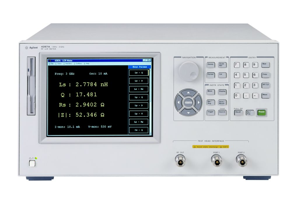 HP / Agilent 4287A RF LCR Meter, 1 MHz to 3 GHz
