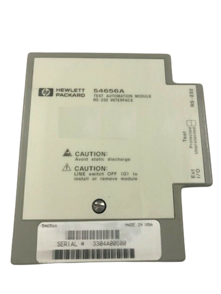 HP / Agilent 54656A RS-232 Test Automation Module