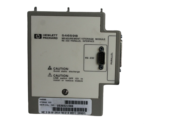 HP / Agilent 54659B RS-232 & Parallel Measurement Storage Module