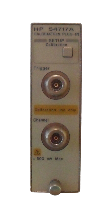 HP / Agilent 54717A Calibration plug-in for HP 54720D