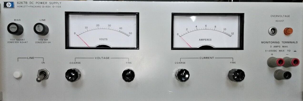 HP / Agilent 6267B DC POWER SUPPLY 0-40V / 0-10A