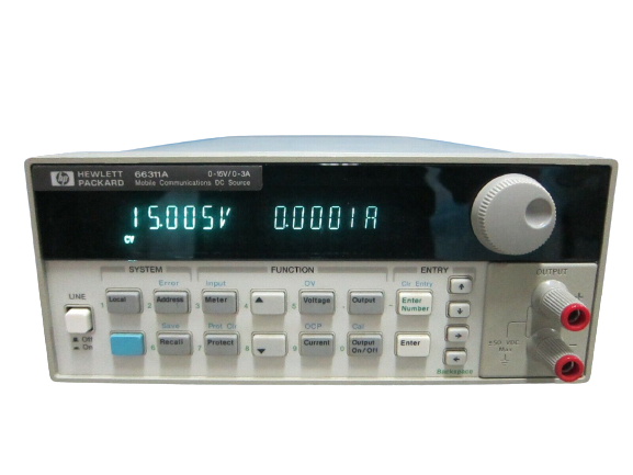 HP / Agilent 66311A DC Source 0-15V 0-3A
