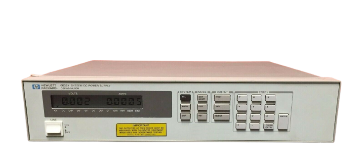 HP / Agilent 6632A DC power supply, 0-20 Vdc, 0-5 A