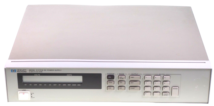 HP / Agilent 6633A DC power supply, 0-50 Vdc, 0-2 A