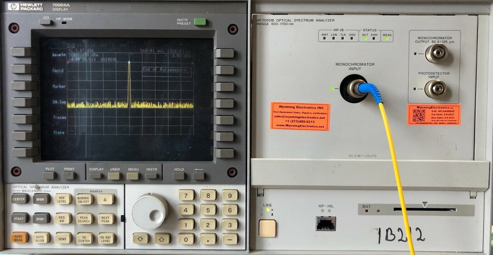 HP / Agilent 71451B Optical Spectrum Analyzer