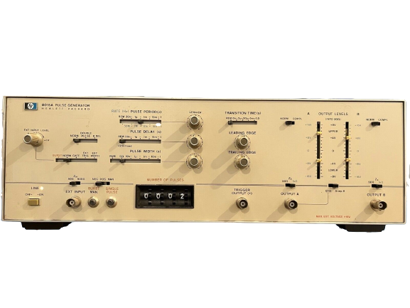HP / Agilent 8015A 50 MHZ DUAL-OUTPUT PULSE GENERATOR