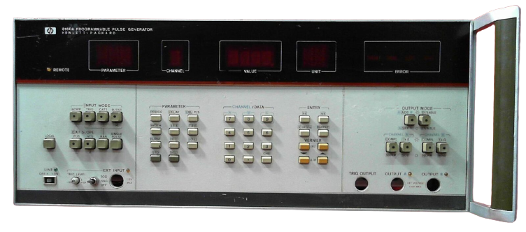 HP / Agilent 8160A 50MHz PULSE GENERATOR