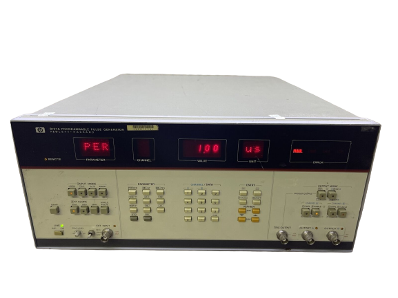 HP / Agilent 8161A 100MHz PULSE GENERATOR