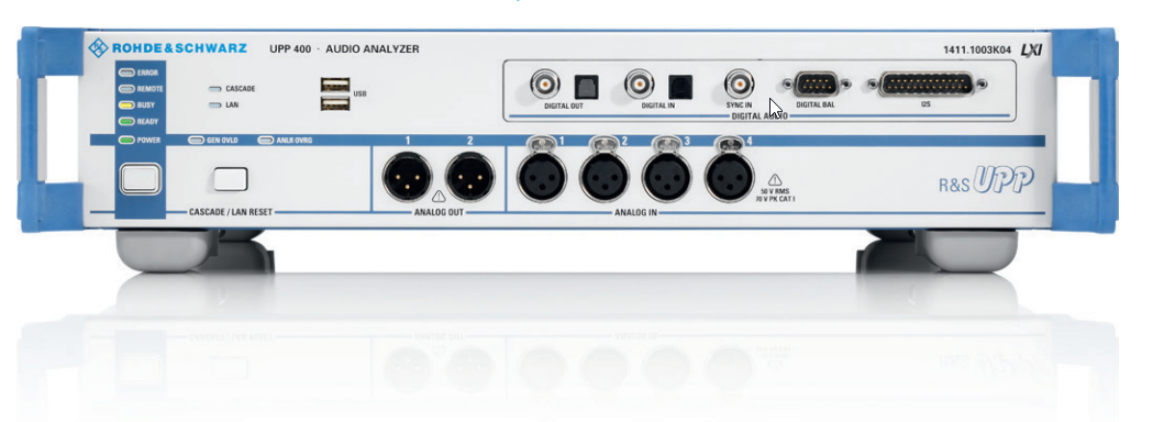 Rohde & Schwarz UPP400 Audio Analyzer