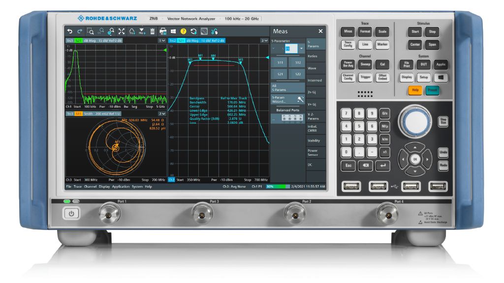 Rohde & Schwarz ZNB20 20GHz Vector Network Analyzer